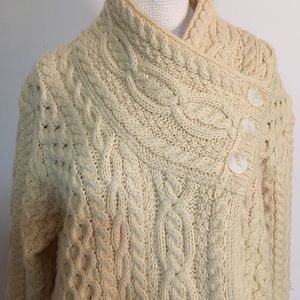 Aran Crafts of Ireland Sweater Sz Med